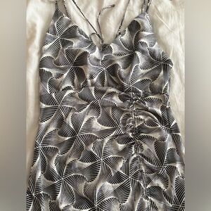 Urban Outfitters Black and White Midi Dress